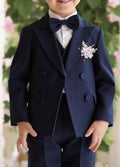 4 Piece Navy Blue Suit